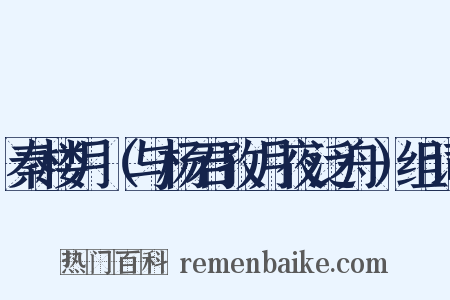 秦楼月（与杨君孜月夜泛舟）组词是什么意思的图片